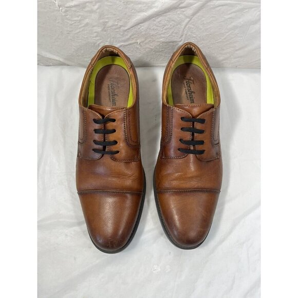 Florsheim Men's Center Cap Toe Oxfords Cognac Size 12 D - Picture 3 of 14
